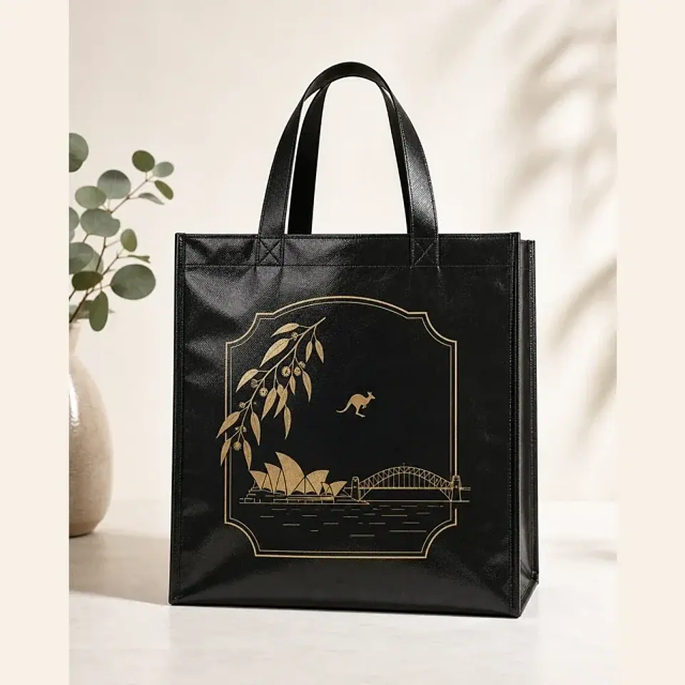 Laminated retail tote product type